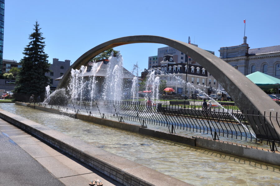 Kingston Ontario Fountain Bridge Thing